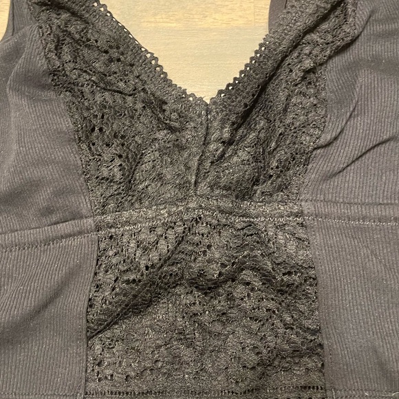 NEW! • AERIE • Lace Bralette | Black | XL - Picture 2 of 8